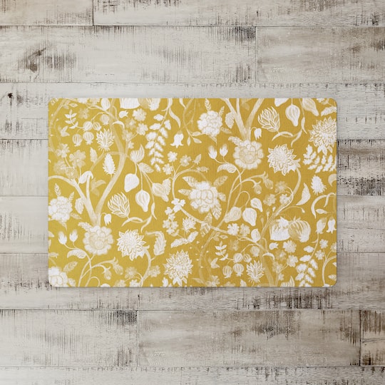 Marigold Flowers Floor Mat